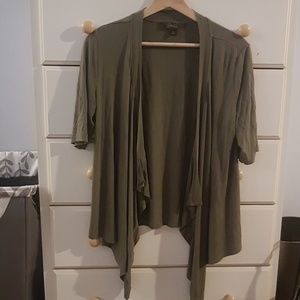 Dark green cardigan